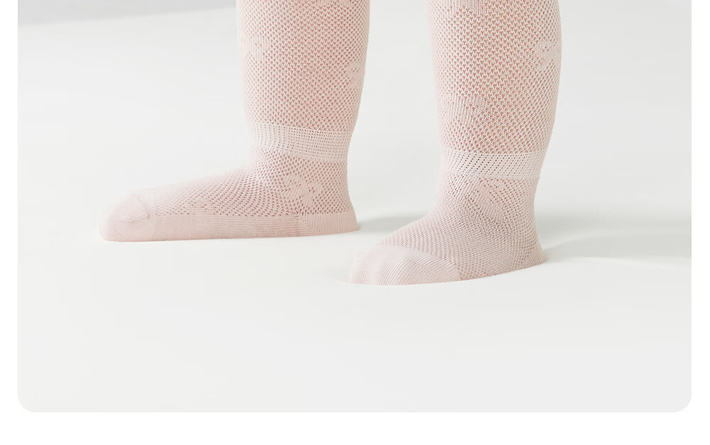 Betis Baby Long Tube Socks Summer Thin Mesh Breathable Anti-Mosquito Over-the-Knee Kids Socks 3