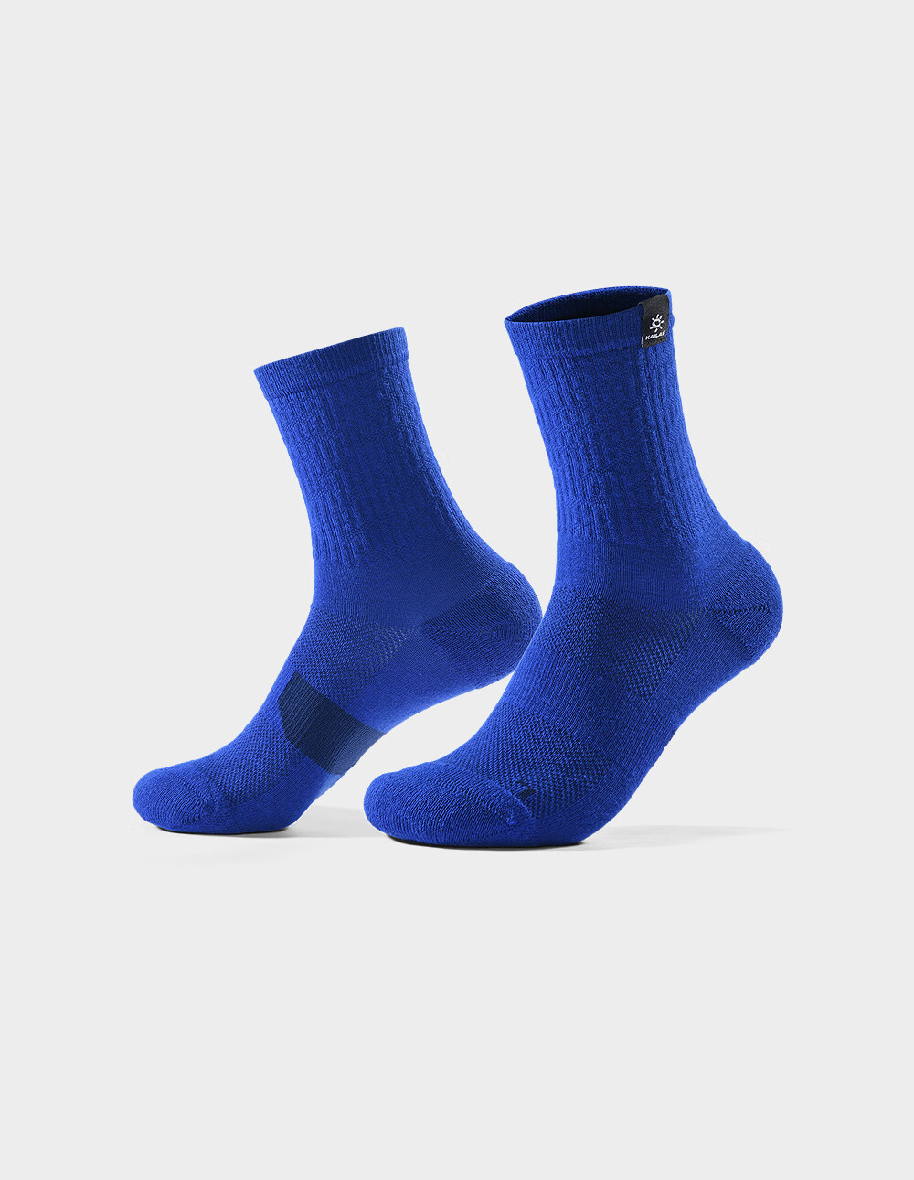 KAILAS Kailas Unisex Mid-Cut Sports Socks (2 Pairs) KH2602005 Black/White S 1