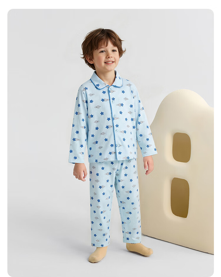 Balabala Kids Pajama Set Girls' Homewear 2026 New Spring Cotton Princess Cute Delicate Skin-friendly 21