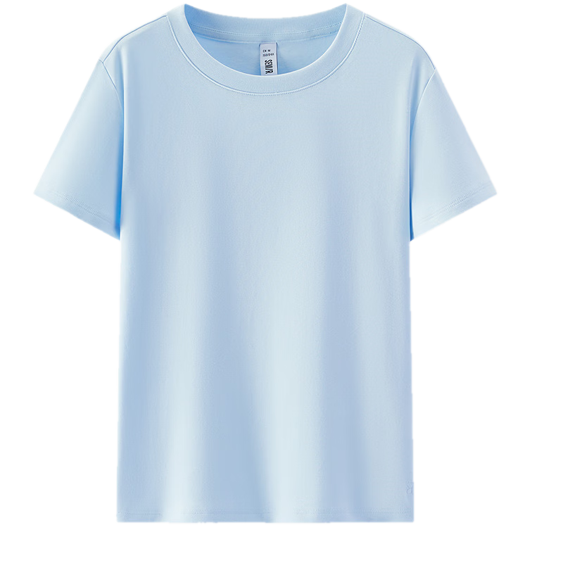 Semir Cooling Short Sleeve T-Shirt Women Summer Slim Fit Regular Shoulder Crew Neck Top 2026 Pullover 109326100004