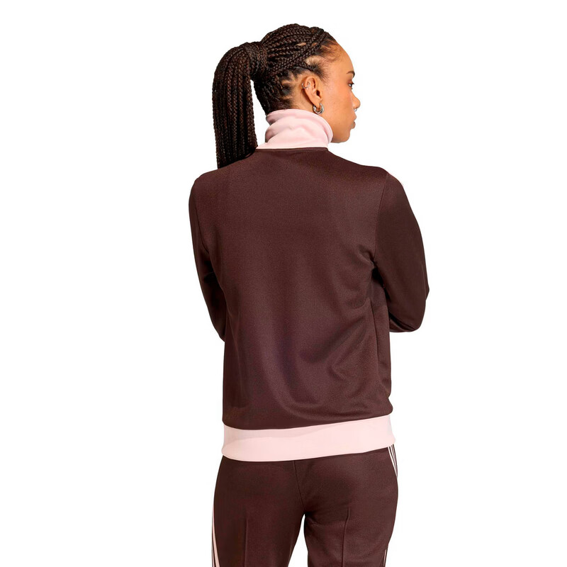Adidas Originals Women's CLASSIC TT Knit Jacket KD3742 Aurora Coffee XS 2