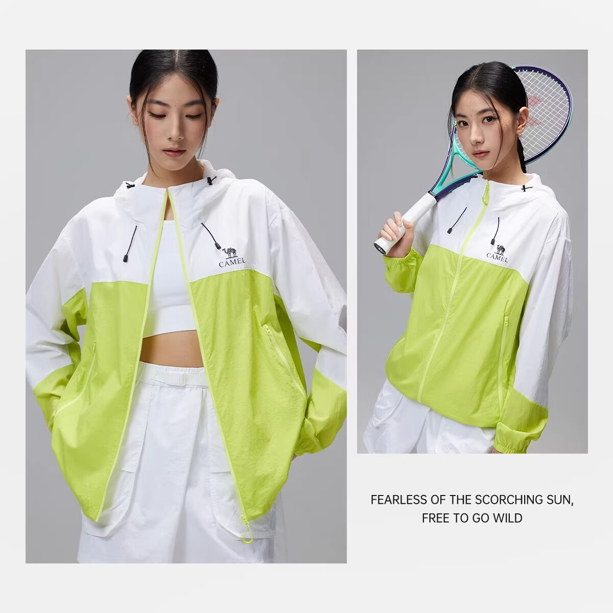 CAMEL Outdoor Sun Protection Jacket 2026 Spring Summer New Unisex Cooling Water-Repellent Sports Coat 8017 18