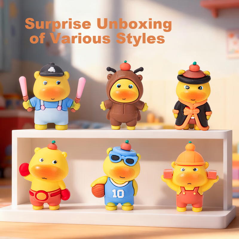 Shangmei Beibei Capybara Hole Fun Blind Box Poke Fun Lucky Draw Student Prize Kindergarten Gift Toy Birthday Present 5