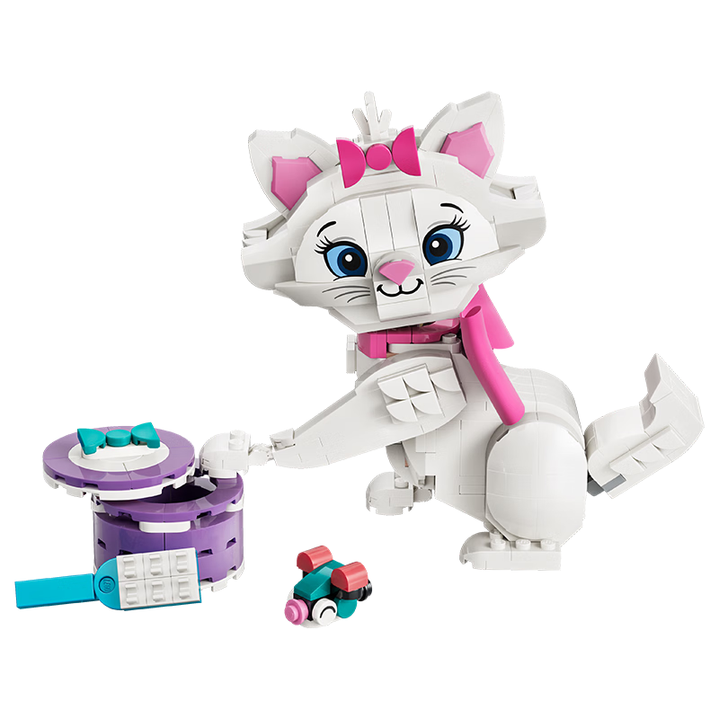 LEGO Disney 43286 The Aristocats Cute Marie Cat Children's Toy New Year Gift Decoration