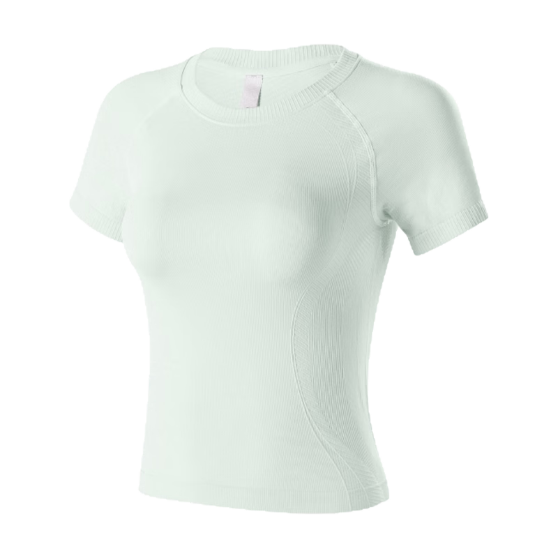 Xueqiman Women's Yoga Short Sleeve Summer Quick-Dry Slim Fit Stretch Sports Top Pilates Running T-Shirt