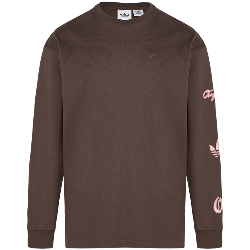 Adidas Originals Men's LS TEE M Long Sleeve KR5045 Dark Brown M