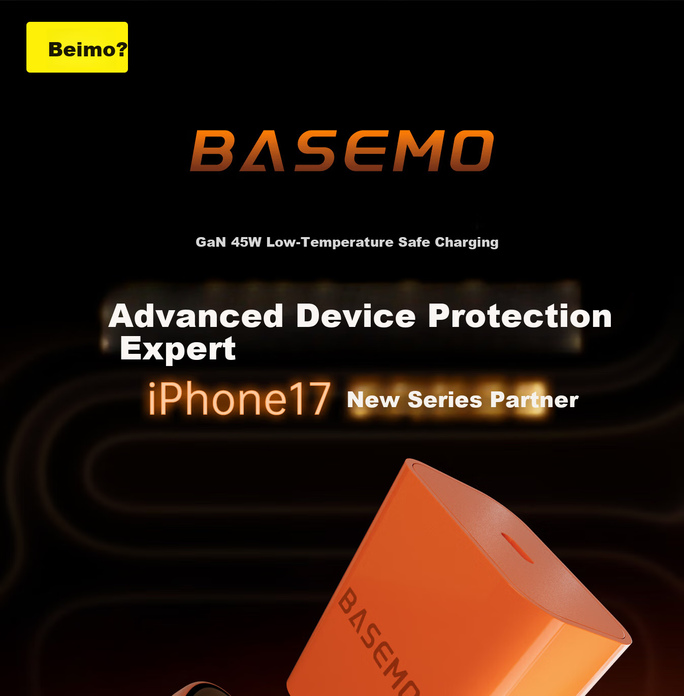 Beimo 45W Charger Set Compatible with Apple iPhone 17/16/15 Pro Max Air Type-C Devices, 40W GaN Fast Charger Adapter 6