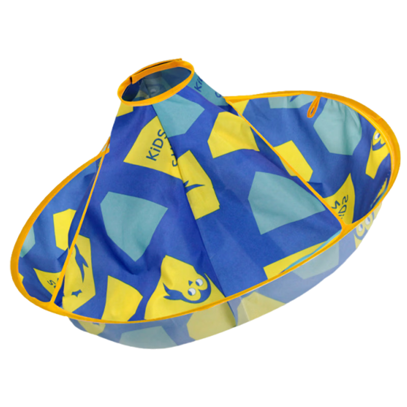 9I9 Children's Haircut Cape Cover, Adjustable Neckline, Baby Hairdressing Apron, 851 Blue