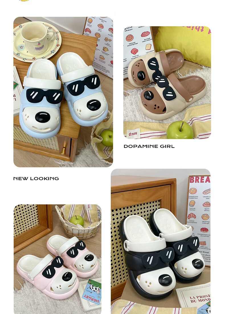 YUZHAOLIN Cute Cartoon Parent-Child Kids Outdoor Closed-Toe Clogs 10
