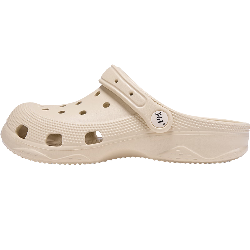 361° Casual Couple Flat Hole Shoes 2026 New Outdoor Wide Fit Casual Versatile Beach Shoes Men's Non-Slip Slippers