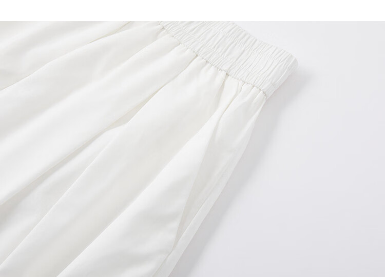 Demana [Yunxiang Pure Cotton] Spring Drawstring Elastic Waist Loose A-Line Umbrella Skirt Petite Loose Women's Half Skirt 15