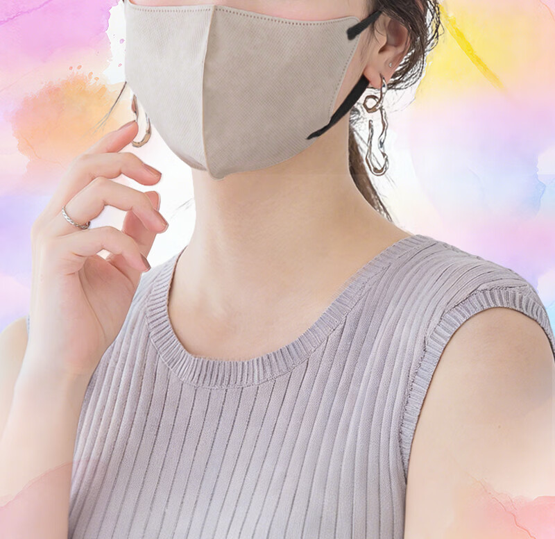 CICIBELLA Japan Imported 3D 6D Quick-Dry Sunscreen Windproof Dustproof Lightweight Breathable Unisex Mask 10 Pieces 2