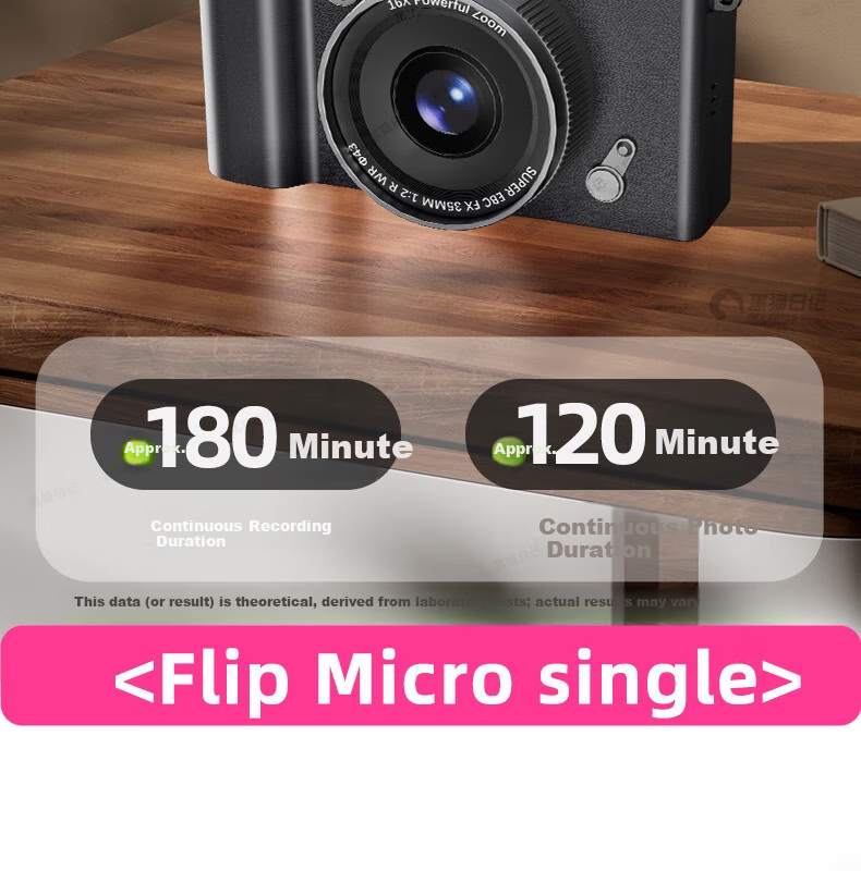 Black Cat Diary Snoopy SN15 Collaboration HD Digital Camera CCD Flip Rotating Retro Student Campus Mini Camera Entry-Level Cute Kids Card Camera Instant Gift 14