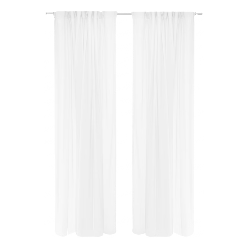 Mercury Home Textiles Translucent Privacy Balcony Curtain Venetian Blinds Perforated Style 300cm Width × 200cm Height (Single Panel)