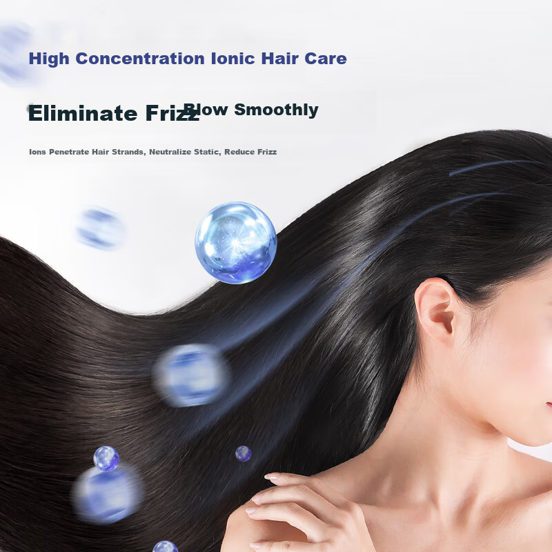AUX Hair Dryer Home Use Ionic Hair Care Powerful 1800W Foldable Portable Hair Dryer for Men Travel Essential