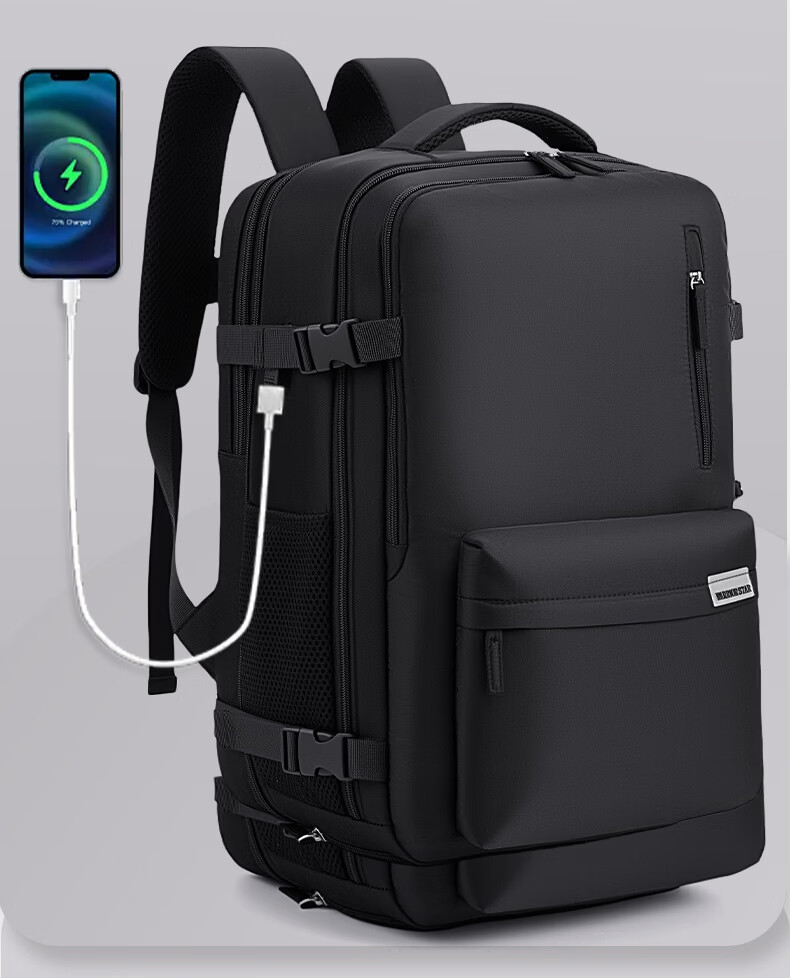 Warrior Men's Backpack, Large Capacity, Short-Distance Business Trip Travel Bag, Dry And Wet Separation, Carry-On Luggage, Schoolbag 18