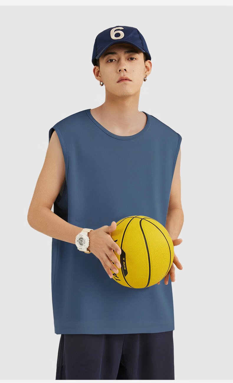 Warrior Men's Pure Cotton Vest Summer New Comfortable Breathable Loose Large Size Fitness Training Basketball Running Tank Top YD 13