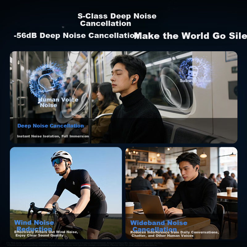 MICROKIA 2025 Latest Harman Kardon Level Bluetooth In-Ear Earphones Deep Active Noise Cancelling Compatible with Sony Black Apple Long Battery Life VIVO Top Ranked