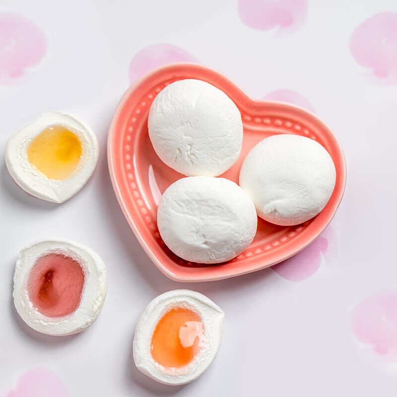 徐福记 喜庆装棉花糖500g约70颗 结婚订婚喜糖 散装伴手礼糖果 解馋零食