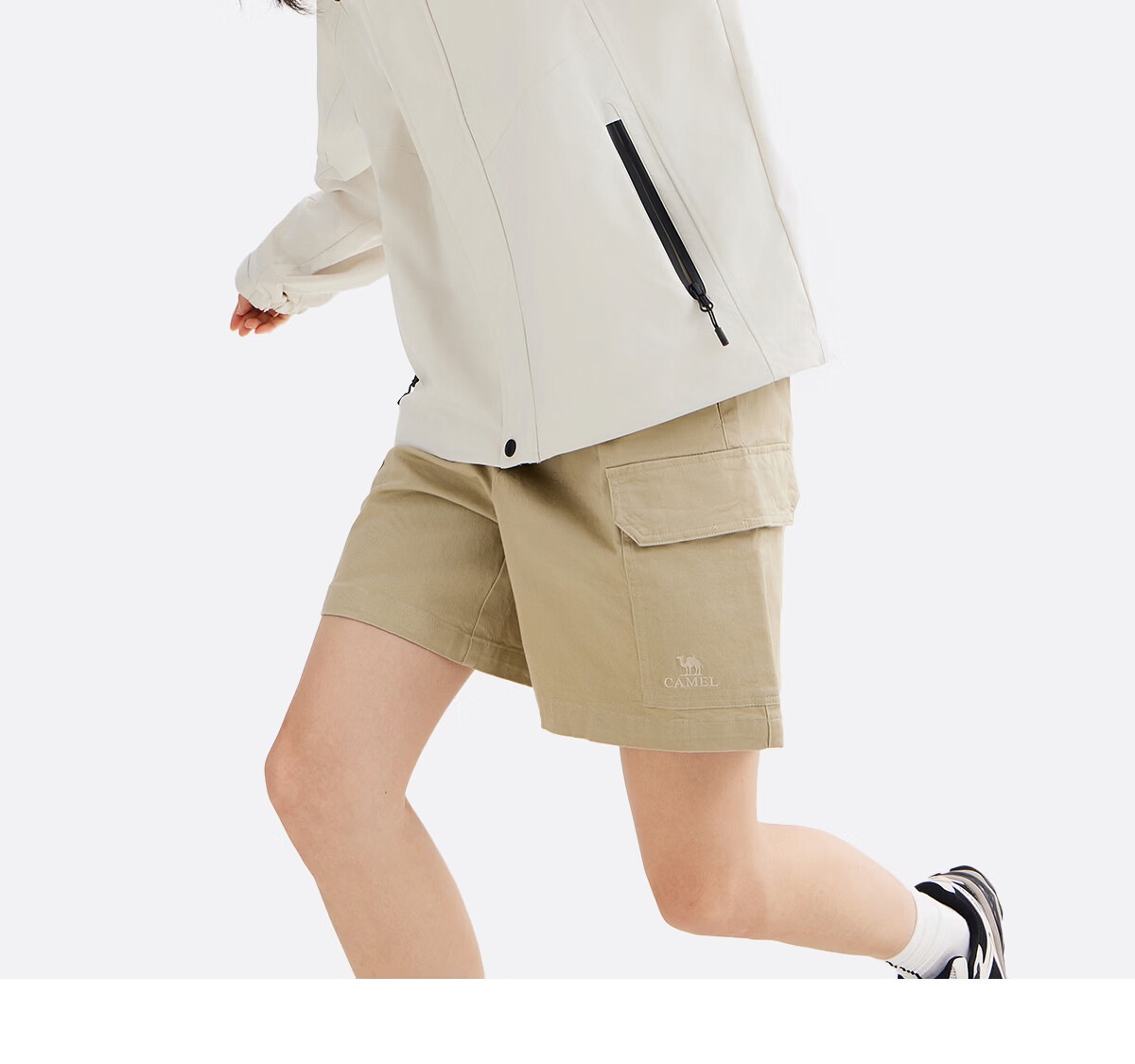 Camel Mountain and Sea Jacket Unisex Windproof Casual Sports Outdoor Hiking Coat Spring Autumn M13CA6V040 42