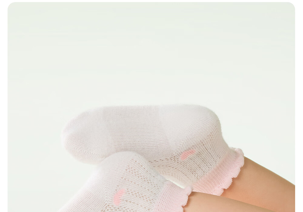 Beitais Children's Socks 3-5 Years Summer Thin Newborn Baby Mesh Socks Breathable Mid-Calf Socks for Boys and Girls 30