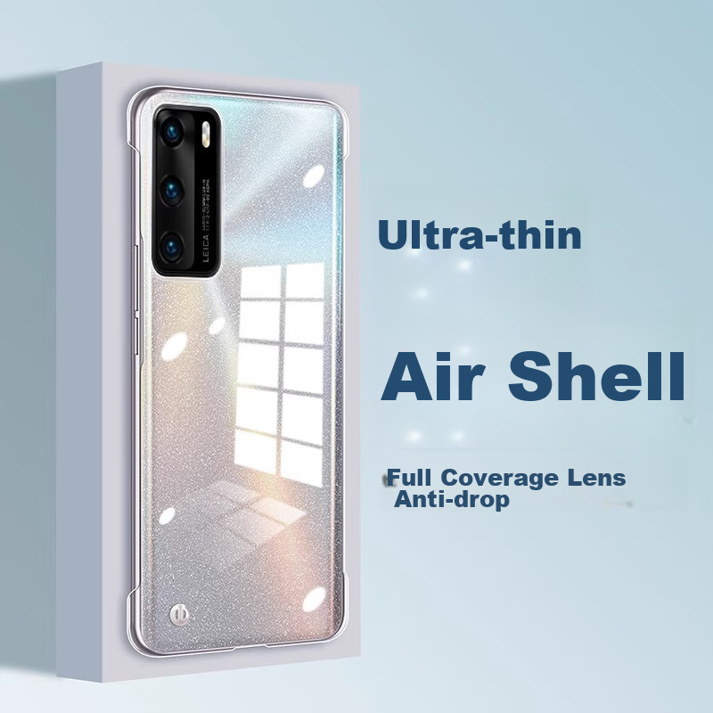 Чехол ZHIWEISHI для Huawei P40 Pro, ультратонкий, прозрачный, противоударный, с защитой от царапин