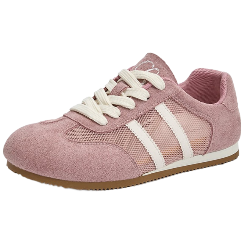 La Chapelle Women's Sneakers Summer Mesh Breathable Soft Sole Casual Shoes 6628-2 Red Size 37