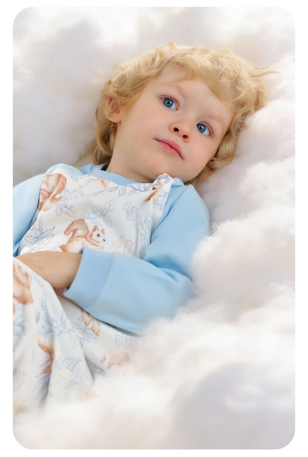 JOYNCLEON Baby Sleeping Bag Spring and Autumn Pure Cotton Children's Leg-separated Sleepwear Anti-kick Quilt Green 90 JSD196370 8