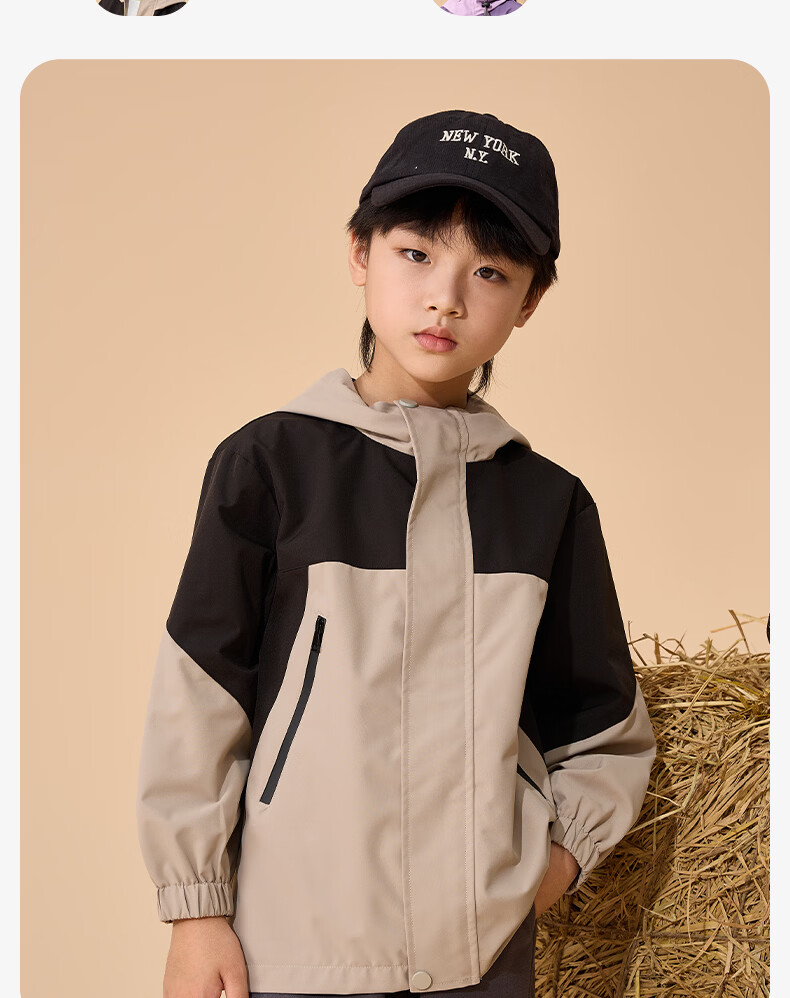 Baleno Kids Winter 2025 Thickened 3-in-1 Outdoor Windproof Jacket for Boys and Girls 9