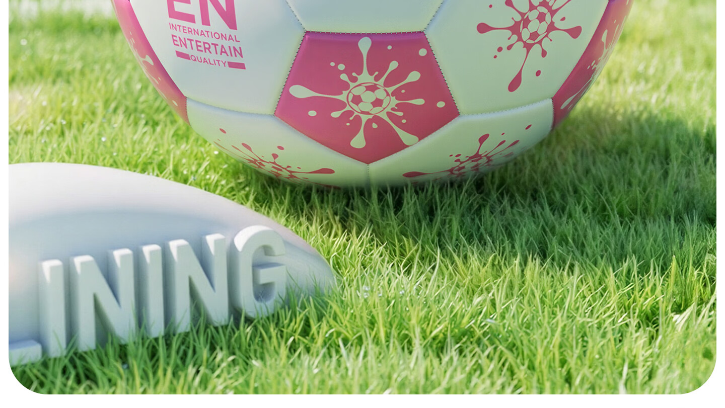 Li-Ning No.4 Football for Children and Primary School Students, Ages 3-6-12, Standard Match and Training Ball for Middle School Entrance Exam, Youth Soccer Ball 3