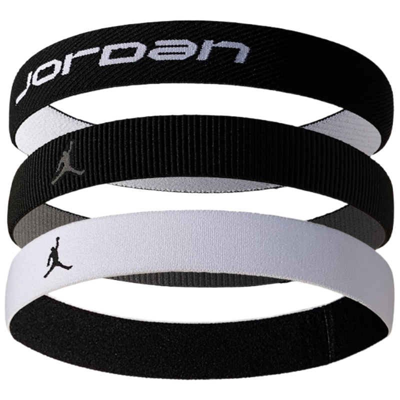 NIKE Sports Headband, Running And Basketball Hair Tie, Sweat-Wicking Band, Three-Pack, J1012023036OS