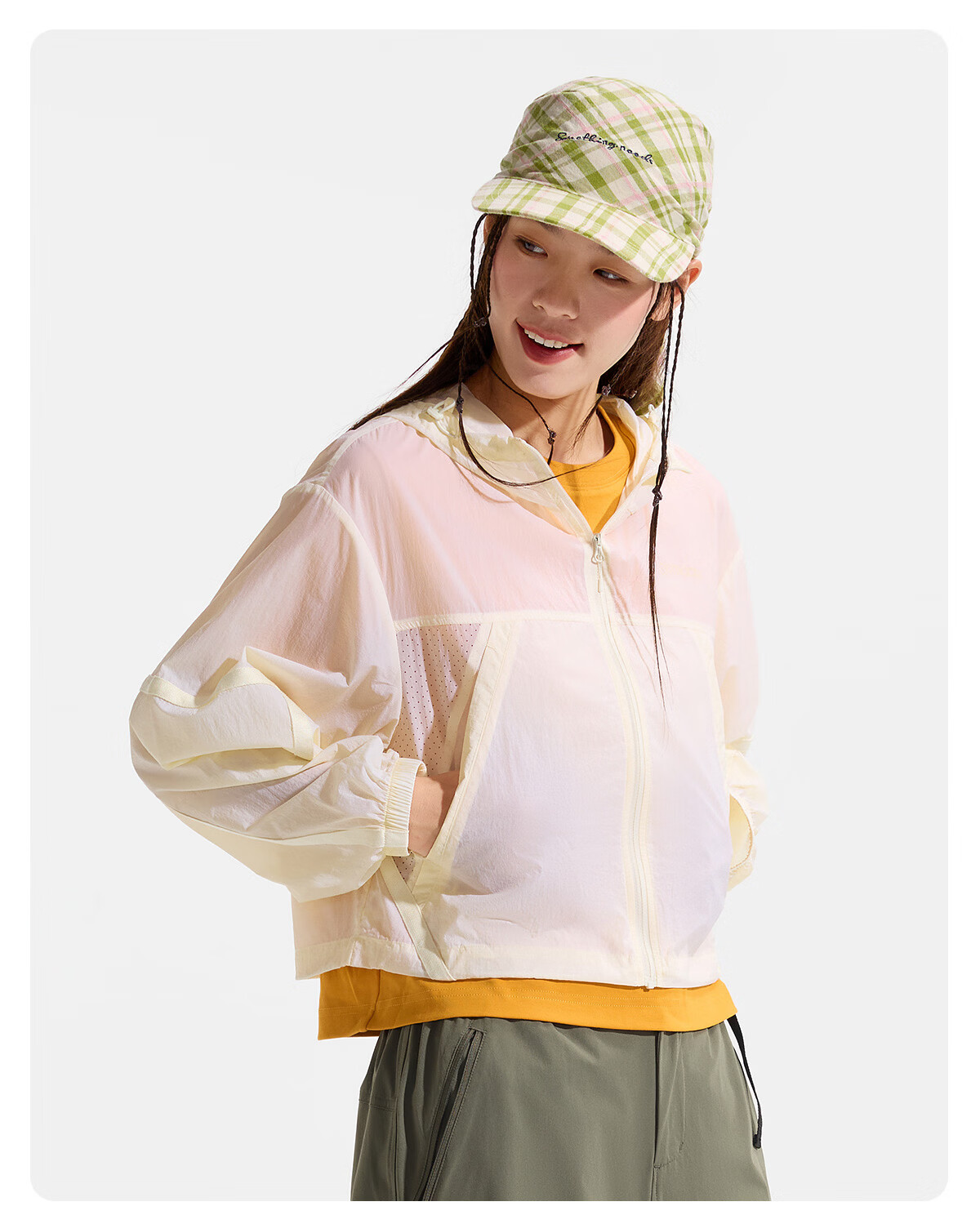 OUTDOOR PRODUCTS Women's Sun Protection Jacket 26 Spring Summer Fashion Breathable Lightweight Tear-Resistant UPF50+ Sunflower Yellow 522399 13