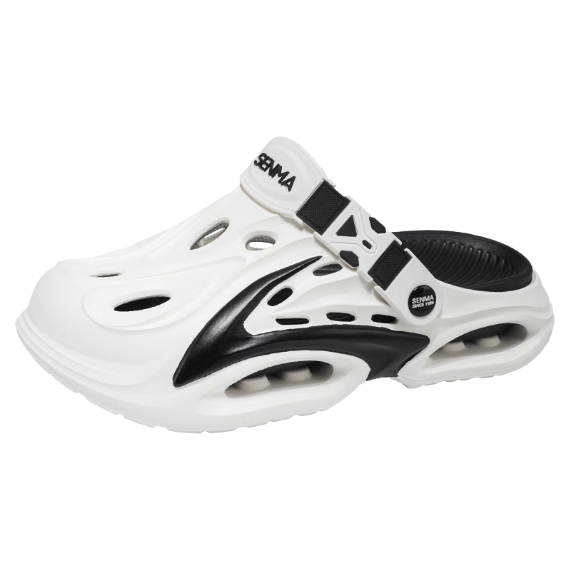 Senma Men's Slippers 2026 New Summer Waterproof Non-Slip Closed-Toe Outdoor Beach Shoes