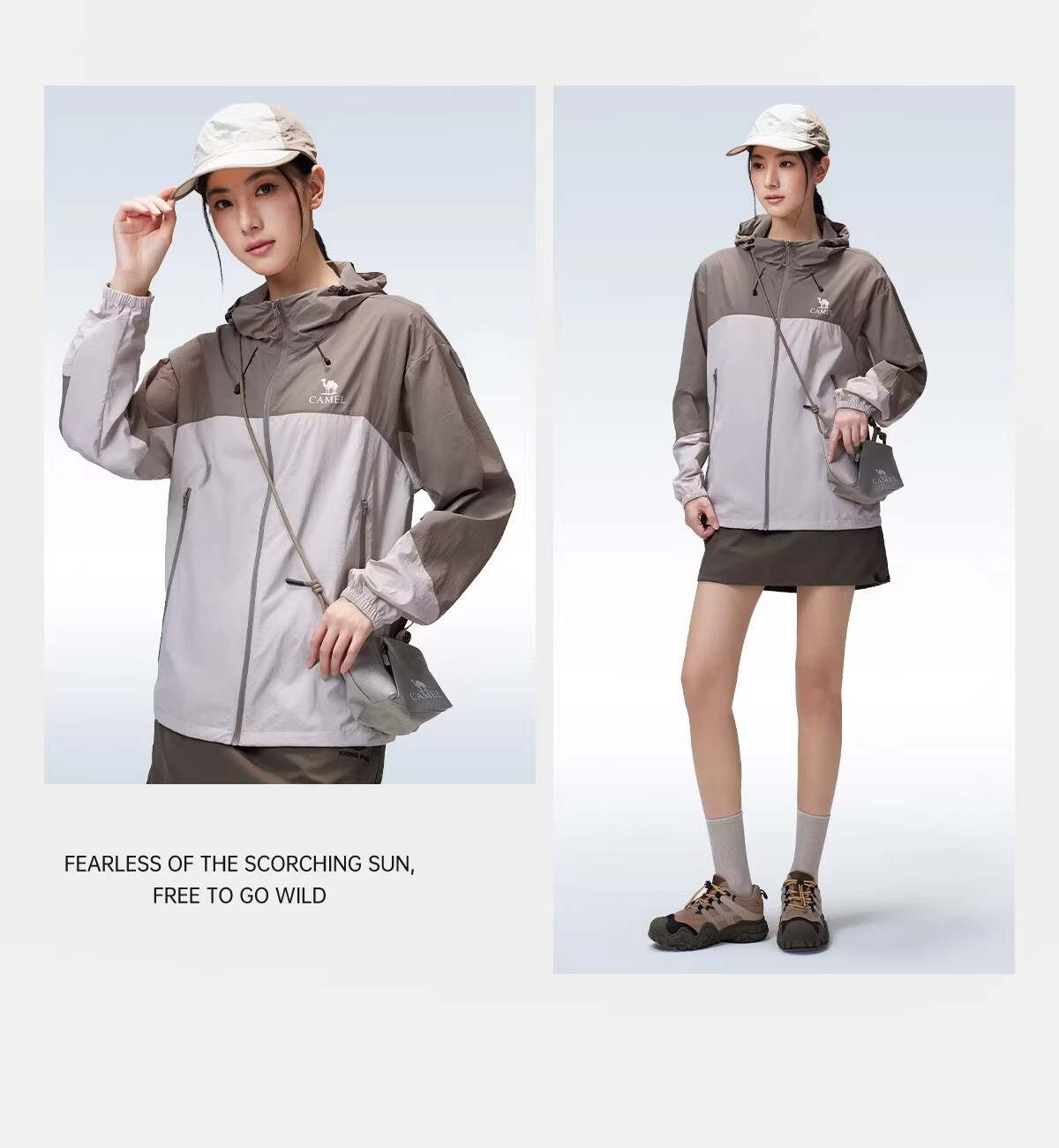CAMEL Outdoor Sun Protection Jacket 2026 Spring Summer New Unisex Cooling Water-Repellent Sports Coat 8017 21