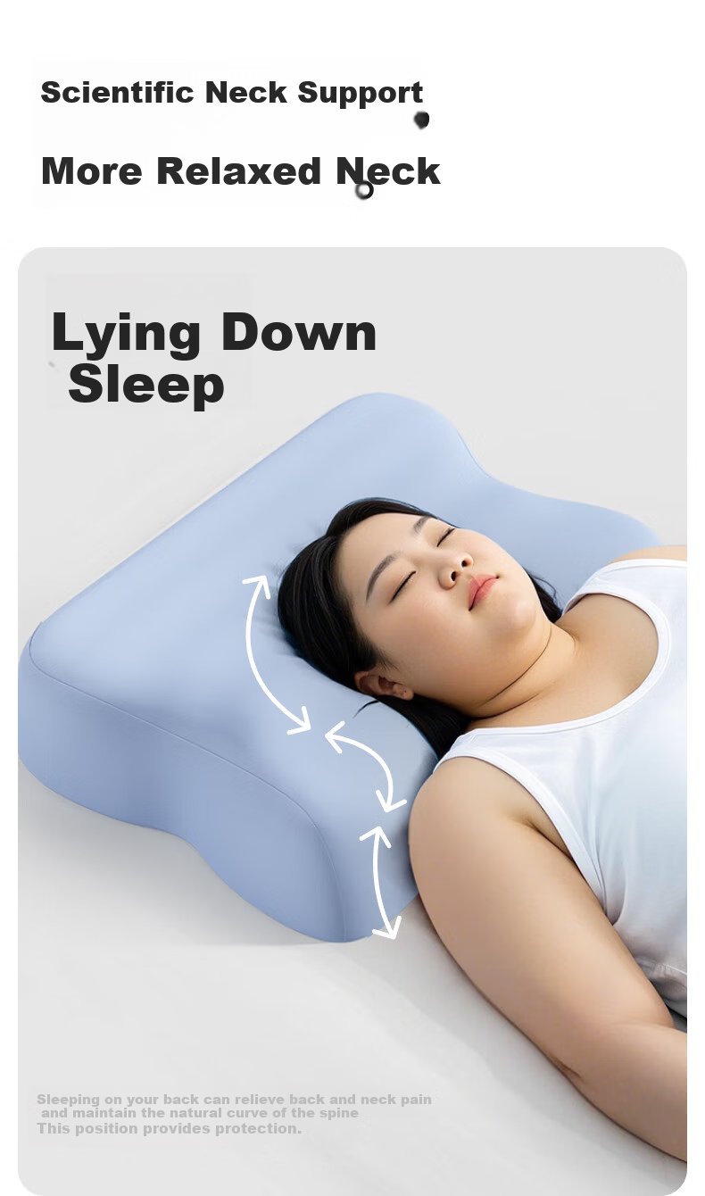 Yuzhaolin High Pillow Memory Foam for Fitness and Overweight People, Extra Tall and Large, Non-Collapsing, Shoulder Width Fit, Side Sleeping Cervical Support Pillow 2
