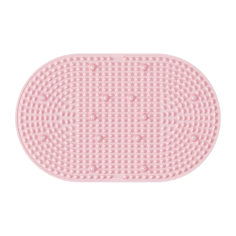 Keep Liquid Soft Silicone Acupressure Board Large Size Food Grade Ultra Slow Running Foot Massage Acupoint Toe Pressure Board Pro - Pink