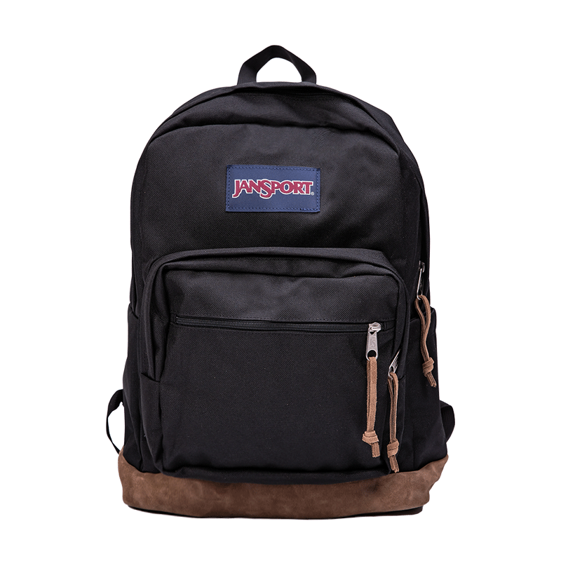 JANSPORT Jasper Backpack Women Laptop Bag Men College Student Schoolbag Twilight Vintage Leather 4QVA008