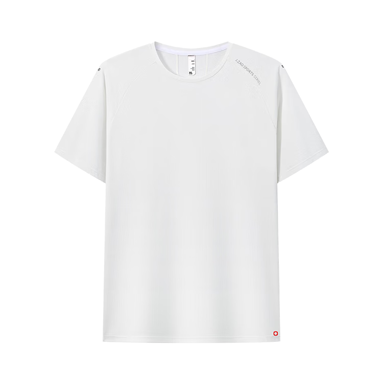 JD Jingzao New Sports T-Shirt Quick-Dry Summer Outdoor Running Fitness Training Shirt Short Sleeve Men White 2XL