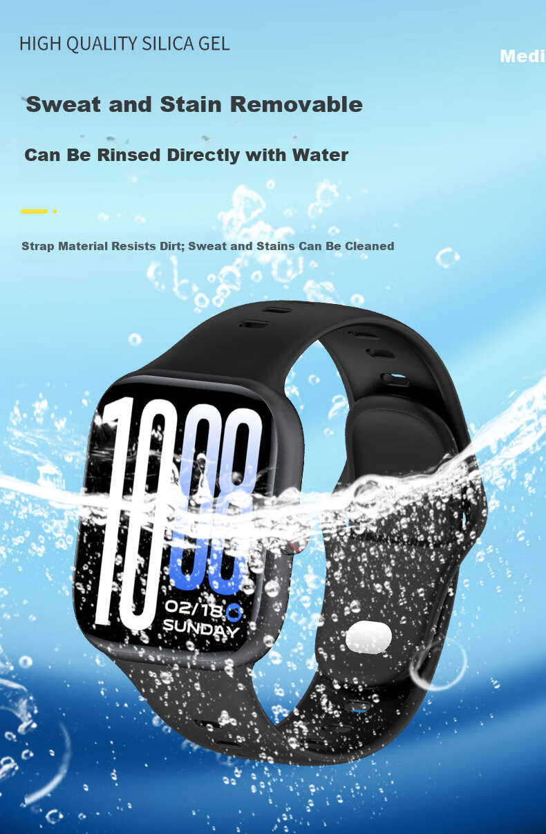 KMaxAI Silicone Strap for vivo WATCH GT 2 iQOO GT 2 Dopamine Sports Watch Band Women's Colorful Fresh Replacement Black 2