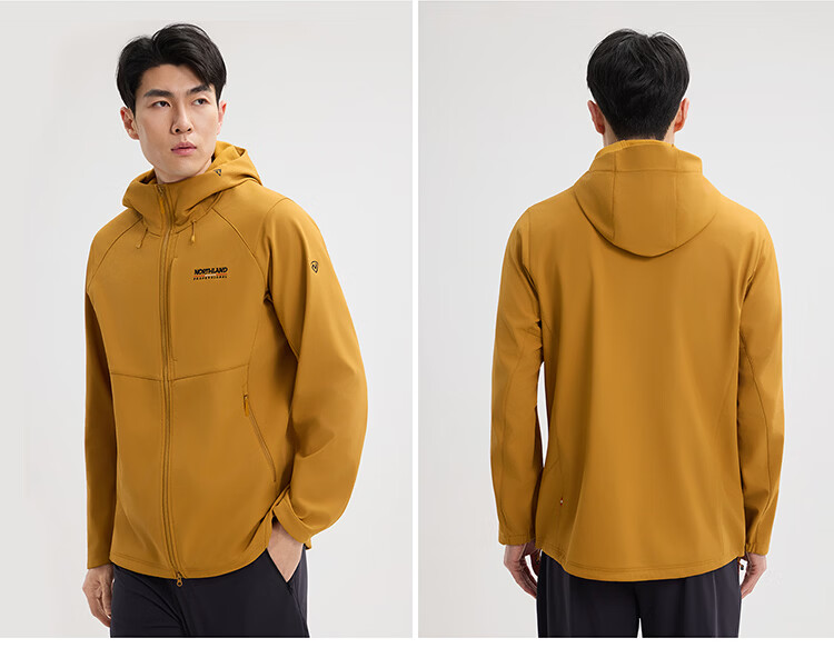 NORTHLAND 【Gangren 3】Men's Softshell Jacket 2026 New Outdoor Three-Proof Wear-Resistant Hiking Mountaineering Softshell Coat 11