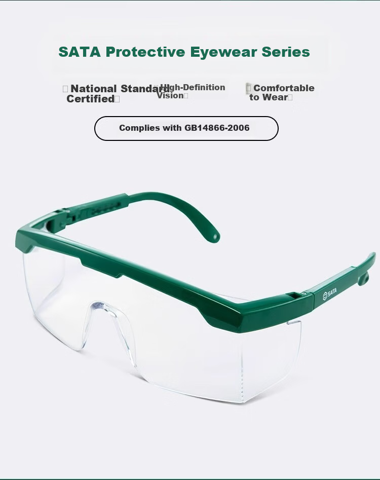 SATA Anti-Fog Protective Goggles High-Definition Industrial Cutting Splash Grinding Dustproof Windproof Safety Glasses YF0301 2