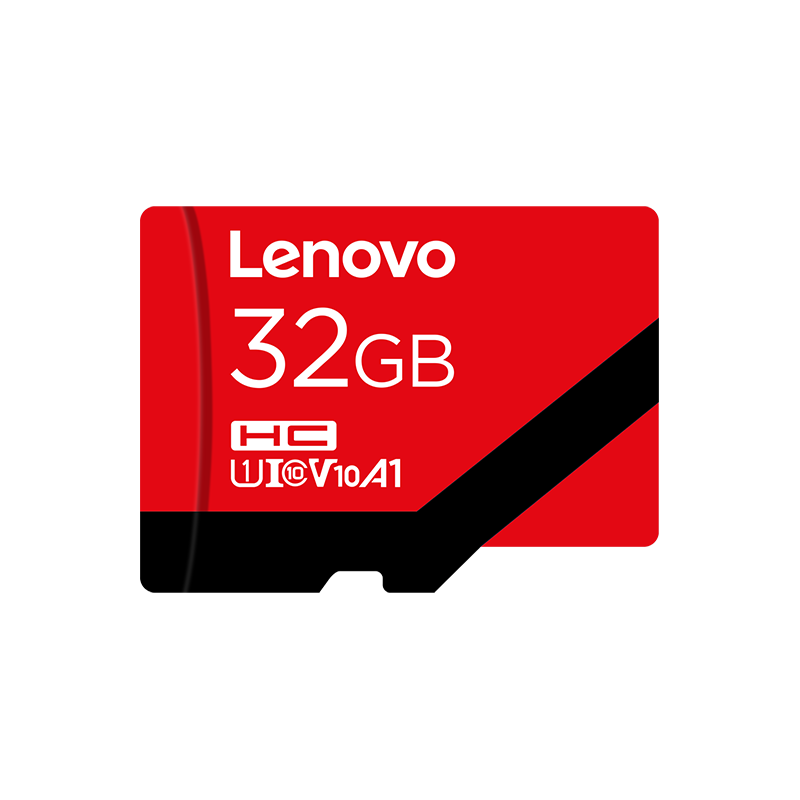 Lenovo 32GB TF (MicroSD) Memory Card A1 U1 V10 120MB/s Read Speed for Dash Cam, Action Camera, Drone, Surveillance Memory Card A02