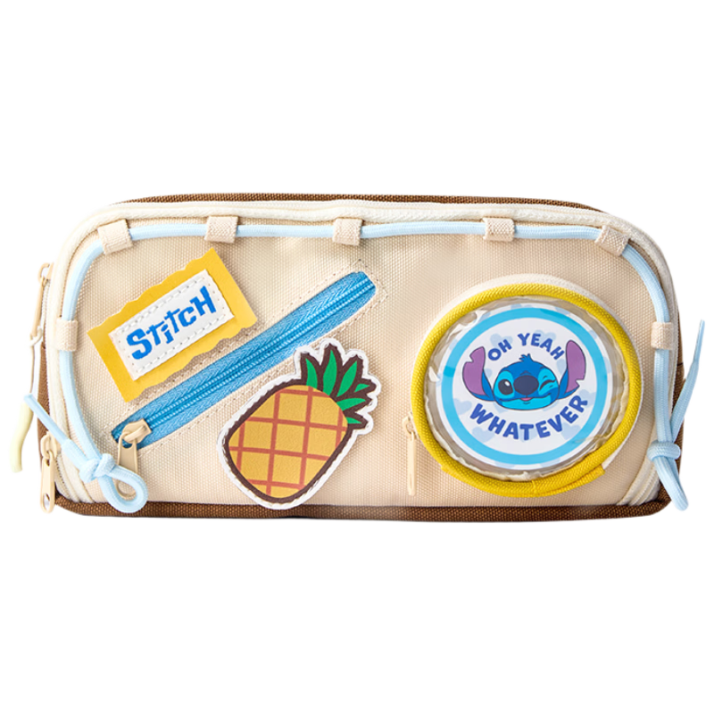 Disney Elementary School Pencil Case High-Value Ins Style Minimalist Large Capacity Stationery Bag Pencil Pouch Study Supplies Storage Bag Girls Graduation Gift