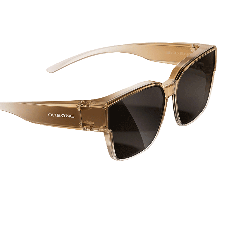 Anan Polarized Clip-On Sunglasses for Prescription Glasses UV Protection Men Women Driving Travel