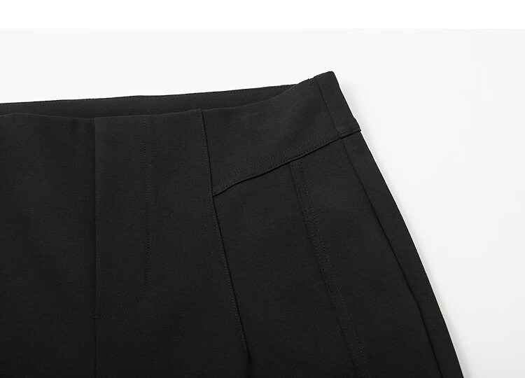 Demana [Cloud Feel Cotton Blend] Spring Minimalist High-Waist Segmented Spliced Slim Fit Non-Tight Women's Flared Casual Pants 13