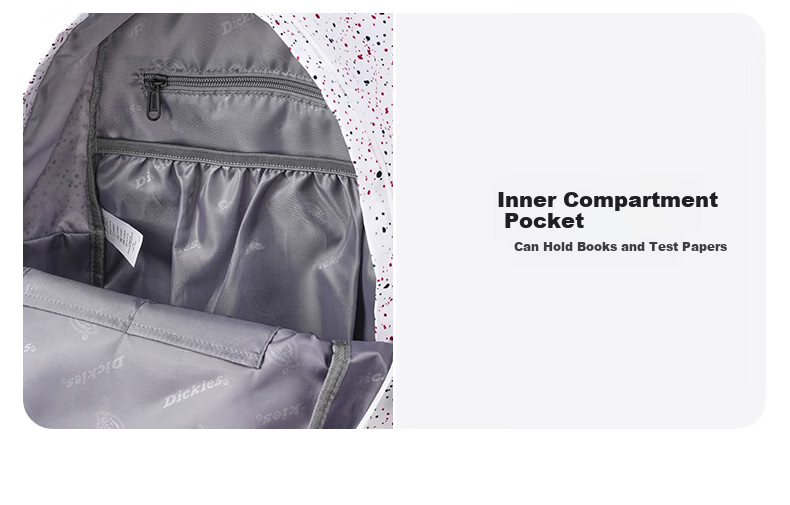 Dickies Large Capacity Backpack for College Students, Women, High School, Sports, School, Travel, Outdoor, Black/Starry Sky 6