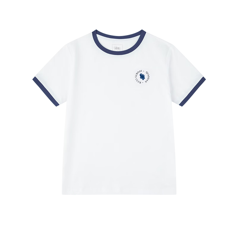 Jordan Casual Short Sleeve T-Shirt Women Summer Trendy Cotton Loose Fit Crew Neck Tee