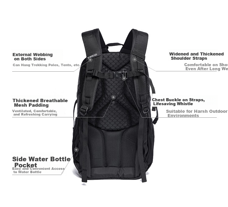 TOREAD Yunye 30L Hiking Backpack Camping Travel Outdoor Shoulder Bag TEBBBN80709 11