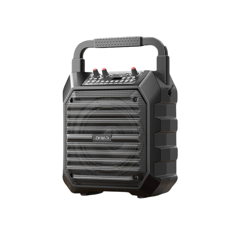 Aiwa AH-36 Wireless Speaker, Outdoor High-Volume Square Dance Stall Loudspeaker, Radio, Money Collection Announcer with Microphone