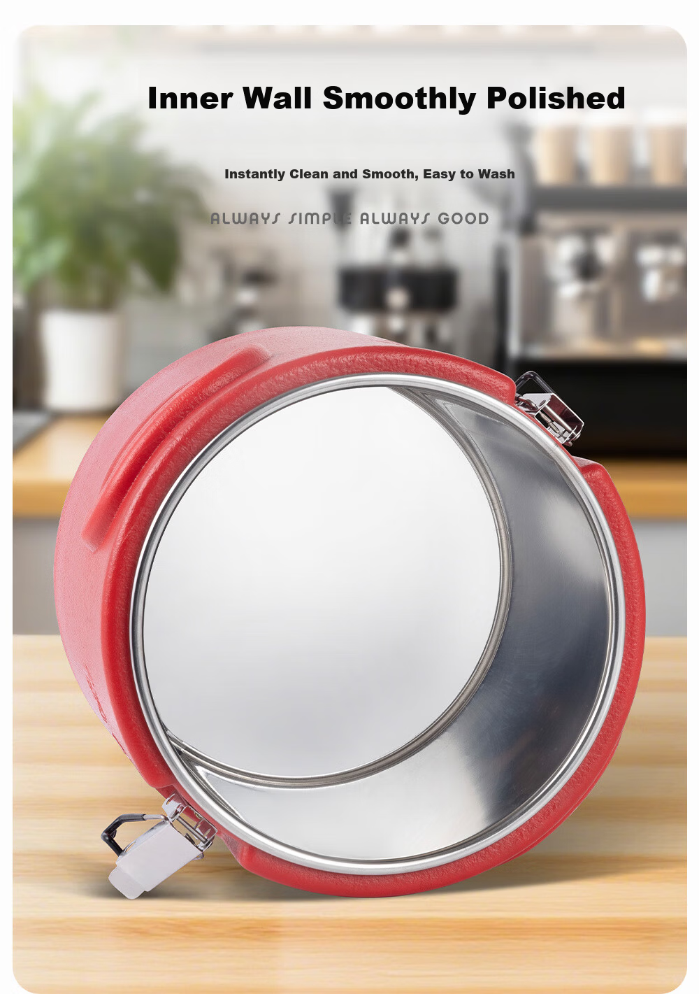 Golden Key Stainless Steel Commercial Thickened Insulated Container 16 Jin Canteen Restaurant Stall Temperature Lock Milk Tea Herbal Tea Bucket GK-LMQL15 8